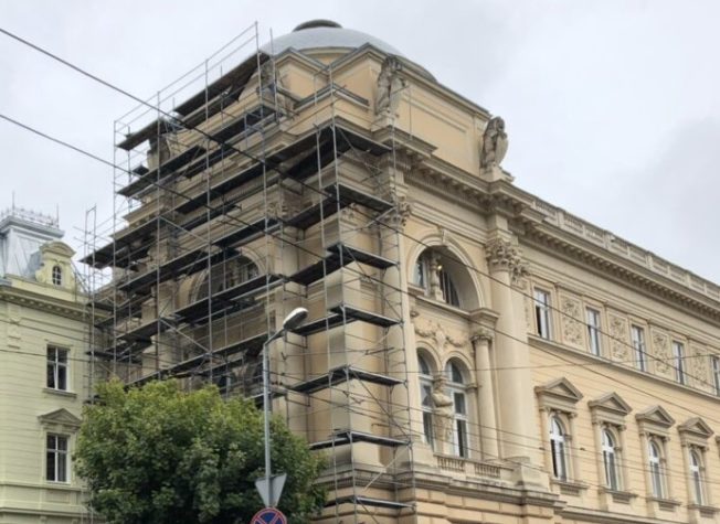 Main building of LNU. I.Franko str. University, 1, Lviv, 2019